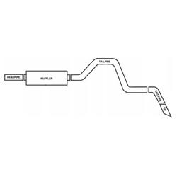 Gibson Single Exhaust Systems 615590
