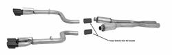 Gibson Elite Black Series Split Rear Exhaust Systems 617010-B