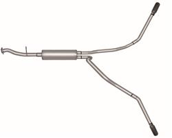Gibson Dual Extreme Exhaust Systems for 1999-2000 SILVERADO 2500, SIERRA 2500, 2001 SIERRA 1500 - 65005