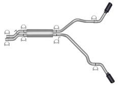 Gibson Elite Black Dual Extreme Exhaust Systems 65009B