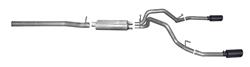 Gibson Elite Black Series Split Rear Exhaust Systems for 2015-2020 ESCALADE ESV - 65677B
