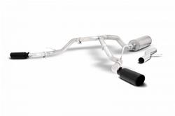 Gibson Elite Black Dual Extreme Exhaust Systems for 2021-2022 SUBURBAN, YUKON XL - 65696B