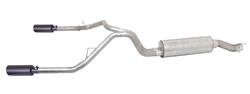 Gibson Elite Black Series Split Rear Exhaust Systems 66568B