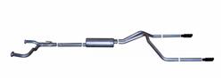 Gibson Elite Black Series Split Rear Exhaust Systems for 2004-2010 TITAN - 68500B