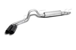 Gibson Elite Black Series Dual Sport Truck Exhaust Systems for 2021-2023 F-150 - 69225B
