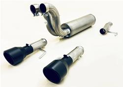 Gibson Elite Black Series Split Rear Exhaust Systems for 2024 F-150 - 69226B