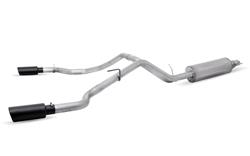 Gibson Elite Black Series Split Rear Exhaust Systems for 2019-2023 RANGER - 69550B