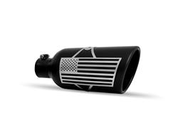 Gibson Patriot Series  Round, Black 2.75-3 Inch Exhaust Tip 71-1014