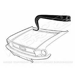 Goodmark Individual Weatherstripping Seals for 1967-1968 COUGAR, MUSTANG - GMK3021280671