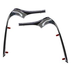 Goodmark Headlamp Moldings for 1968 CHEVY II, 1969-1972 NOVA - GMK401211568P