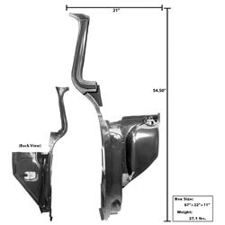 Goodmark Pillar Post Sections GMK414140655RS