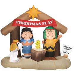 Peanuts Nativity Scene Airblown Décor 885236