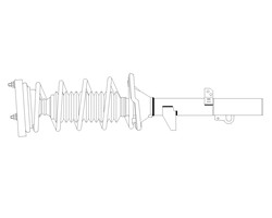 GSP Loaded Strut Assemblies for 2009 MKS - 882970
