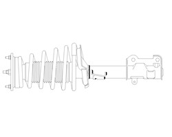 GSP Loaded Strut Assemblies for 2016-2024 MALIBU - 883279