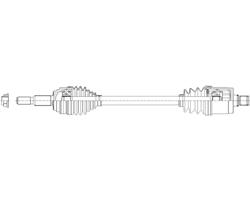GSP New CV Axle Assemblies for 2021-2023 MUSTANG MACH-E - NCV11264