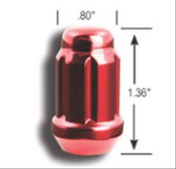 Gorilla Small Diameter Lug Nuts 21128RD