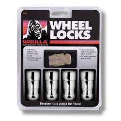 14mm x 1.50 Thread Size Gorilla Automotive 66641 Duplex Acorn Gorilla Guard Locks Pack of 4 