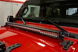 Go Rhino Auxiliary Light Mounting Plates for 2020-2025 GLADIATOR, 2018-2025 WRANGLER - 731300T