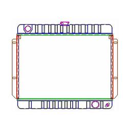 Griffin Exact Fit Radiators for 1969-1970 IMPALA - 6-00112