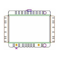 Griffin Exact Fit Radiators for 1959-1964 IMPALA - 6-70110