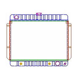 Griffin Exact Fit Radiators for 1969-1970 IMPALA - 6-70112