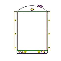 Griffin Exact Fit Radiators for 1942-1946 TRUCK - 6-70182
