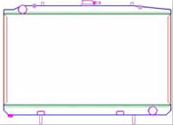 Griffin Performance Fit Radiators for 1989-1998 240SX - 8-00241