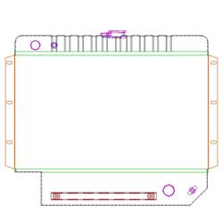 Griffin Performance Fit Radiators for 1959-1963 IMPALA - 8-70205