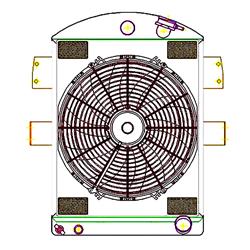 Griffin Exact Fit Radiator Combos for 1934-1935 STANDARD - CU-00175