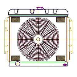 Griffin Exact Fit Radiator Combos for 1964-1966 BARRACUDA - CU-00188