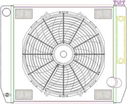 Griffin Universal Fit ComboUnit Radiators CU-25202-T
