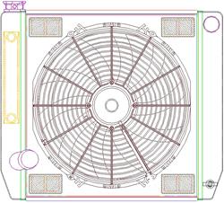 Griffin Universal Fit ComboUnit Radiators CU-26182-T