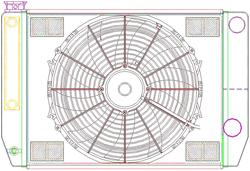 Griffin Universal Fit ComboUnit Radiators CU-58201-TS