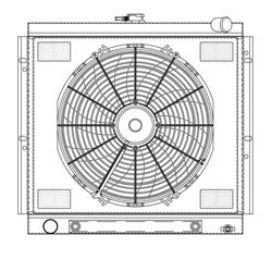 Griffin Exact Fit Radiator Combos for 1989-1995 4RUNNER - CU-70052