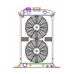 Griffin Exact Fit Radiator Combos for 1937 MODEL 74, 1938 MODEL 82 A - CU-70121