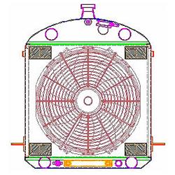 Griffin Exact Fit Radiator Combos for 1927 STREET ROD - CU-70128
