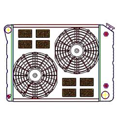 Griffin Exact Fit Radiator Combos CU-70186