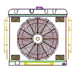 Griffin Exact Fit Radiator Combos for 1964-1966 BARRACUDA - CU-70188