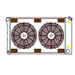 Griffin Exact Fit Radiator Combos for 1970-1981 FIREBIRD - CU-70189