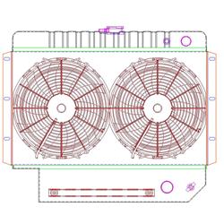 Griffin Performance Fit Radiator Combos for 1959-1963 IMPALA - CU-70204