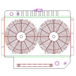 Griffin Performance Fit Radiator Combos for 1959-1963 IMPALA - CU-70205