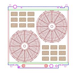 Griffin Performance Fit Radiator Combos for 2000-2004 EXCURSION, 1999 F-250, 1999-2004 F-250 SUPER DUTY - CU-70309