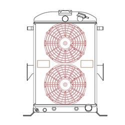 Griffin Performance Fit Radiator Combos for 1935 MODEL 48 - CU-70324