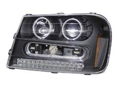 Matrix Angel Eye Projector Headlamps for 2002-2007 TRAILBLAZER, 2002-2006 TRAILBLAZER EXT - MTX-09-1121-PB