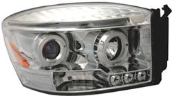 Matrix Angel Eye Projector Headlamps for 2006-2008 RAM 1500, RAM 2500, RAM 3500 - MTX-09-1270