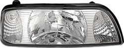 Matrix Diamond-Style Headlamps for 1987-1993 MUSTANG - MTX-09-170-1CC