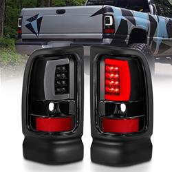 Matrix C Bar LED Taillights for 1994-2001 RAM 1500, RAM 2500, RAM 3500 - MTX-09-339-V2LB