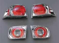 Matrix Red Eye Taillights for 1992-1995 CIVIC - 09-355