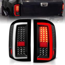 Matrix C Bar LED Taillights for 2007-2013 SILVERADO 1500, SILVERADO 3500 HD - MTX-09-5040-BV2