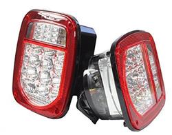 Matrix LED Taillights for 1997-2006 WRANGLER - MTX-09-5057-LCR